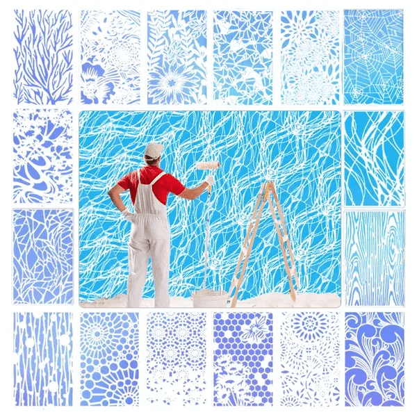 BowLift | DIY Decoration - Garden Fence Large Flower Drawing Templates