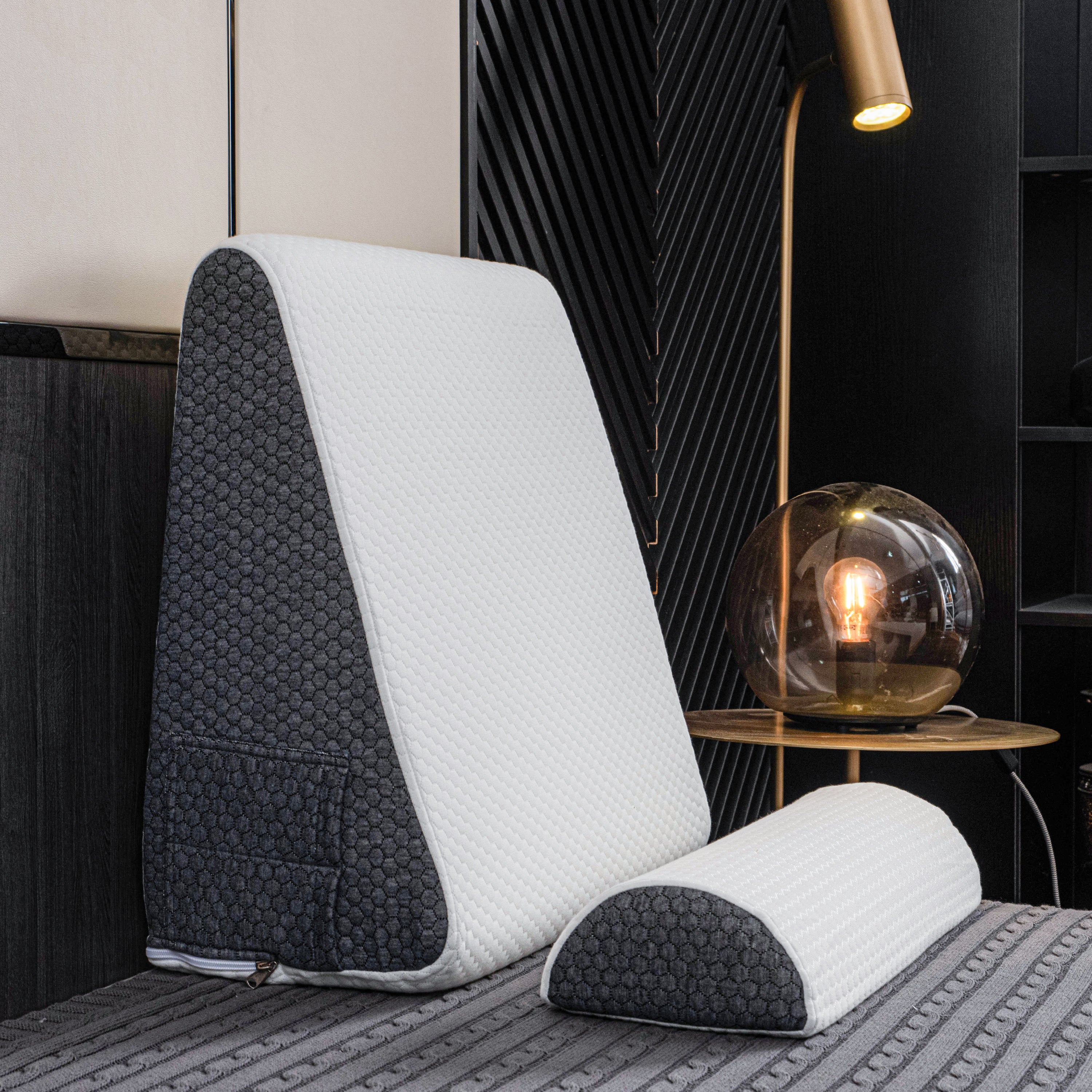 BowLift | Inclined Reflux Wedge Support Pillow | Memory Foam, Hypoallergenic & Ideal for Back and Side Sleepers