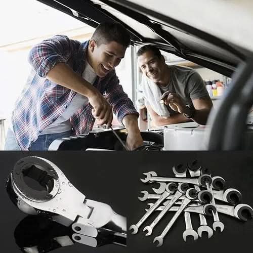 BowLift | Adjustable Ratchet Wrench for Pipe Connections (2-in-1)