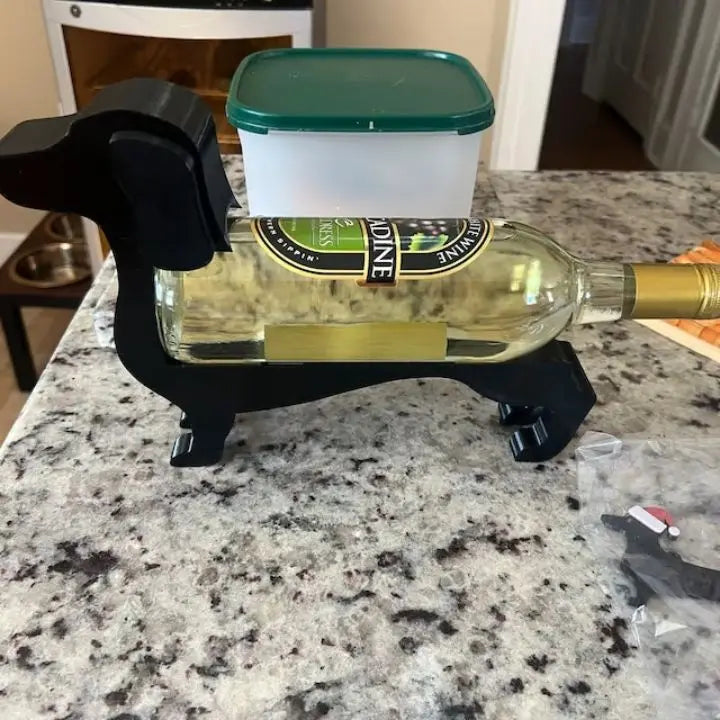 BowLift | Dachshund Wine Bottle Holder – Unique, Decorative Wine Holder