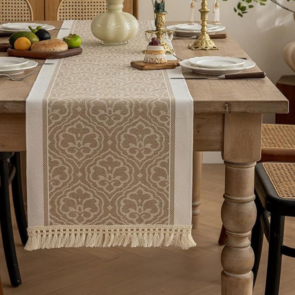 BowLift | Damask Dune Table Runner