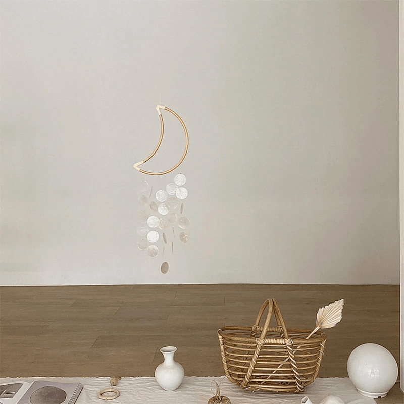 BowLift | ShellDreams Handcrafted Baby Room Wind Chime | Shell Mobile | Soothing Sounds