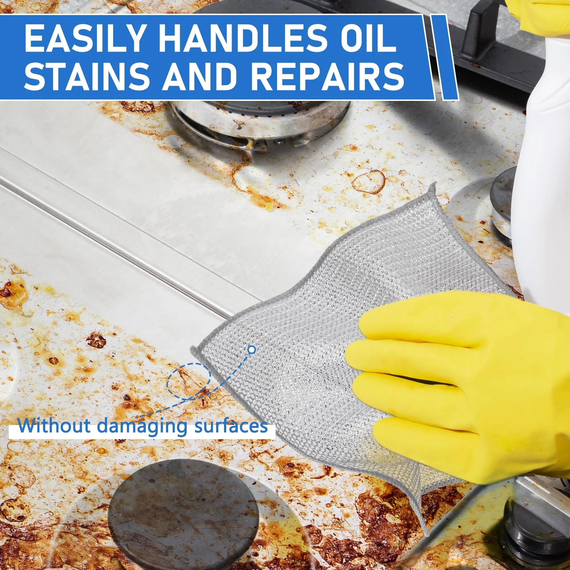 BowLift | Diamond woven cleaning cloth – suitable for cleaning and also for peeling potatoes