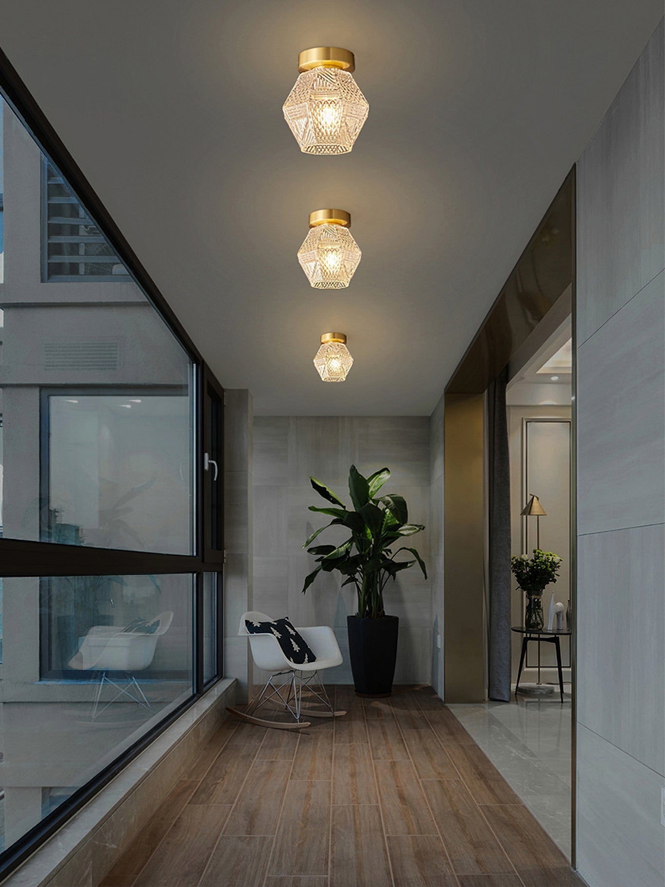 BowLift | CrystalFlare - Ceiling Illumination