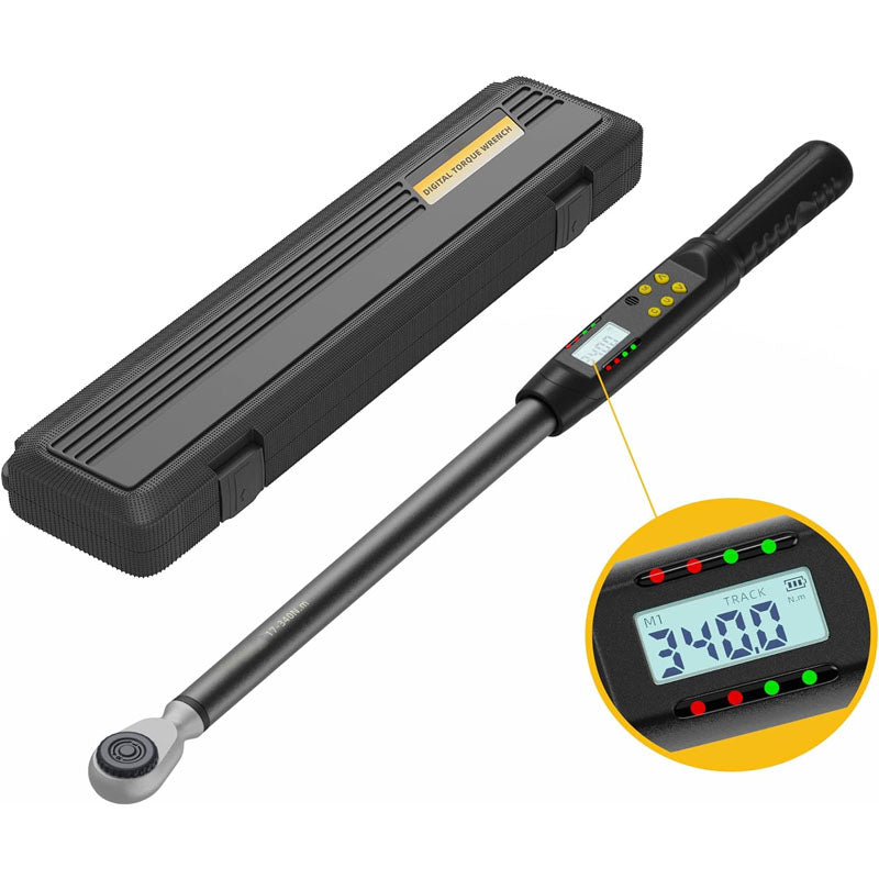BowLift | 1/2 Inch Drive Digital Torque Wrench 17-340n.m Torque Range Acc to ±2% with LED Buzzer