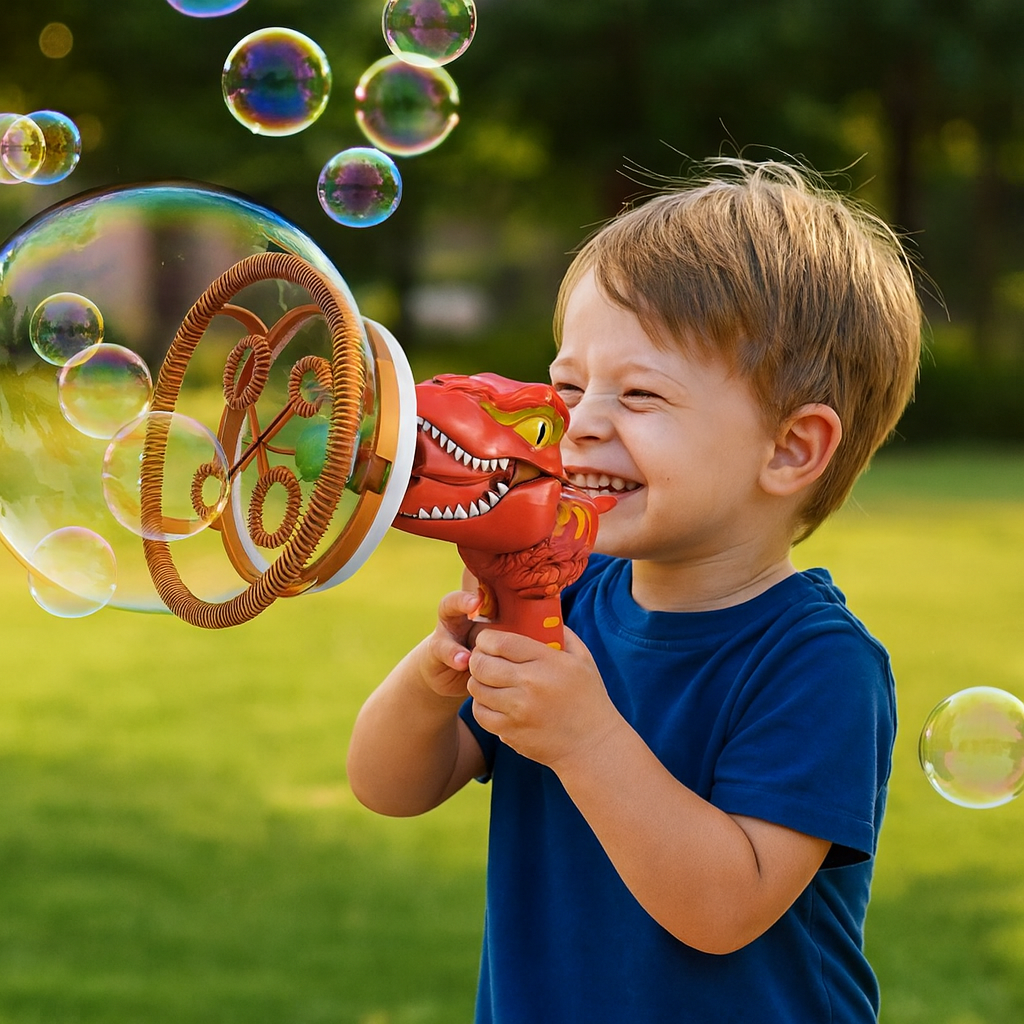 BowLift | Bubble Machine Dinosaur Toy Outdoor Activity