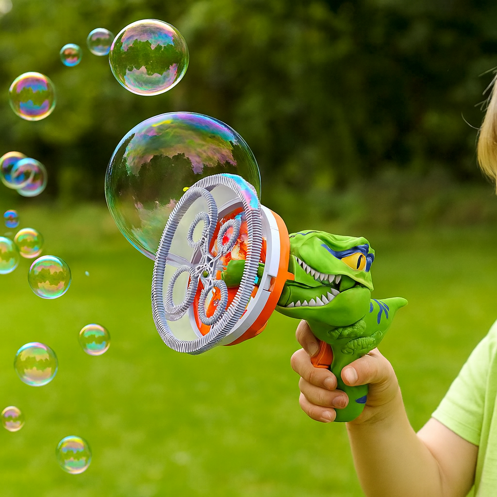 BowLift | Bubble Machine Dinosaur Toy Outdoor Activity