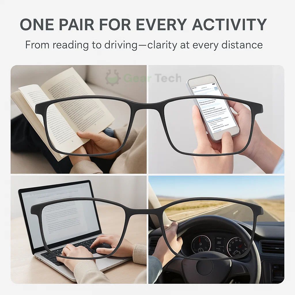 BowLift | Progressive Multifocal Glasses for Clear Vision - German Intelligent Design for Everyday Use
