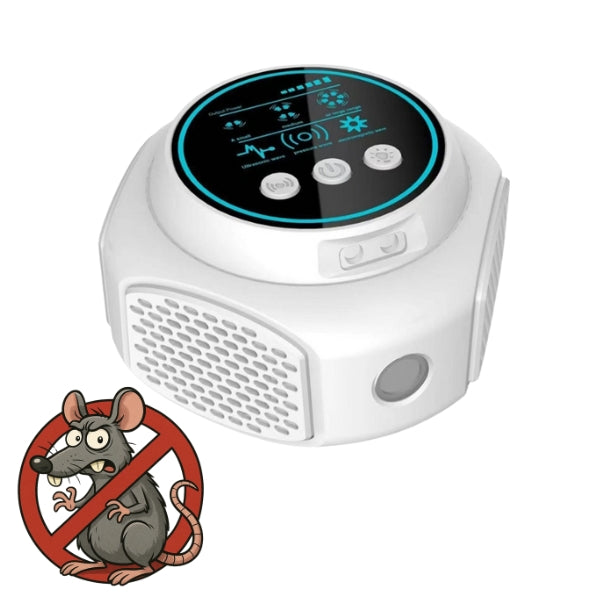 BowLift | Plug-In Ultrasonic Rat Repellent | Chemical-Free. Silent & Covers Up to 3200 sq. ft. for Indoor and Outdoor Use