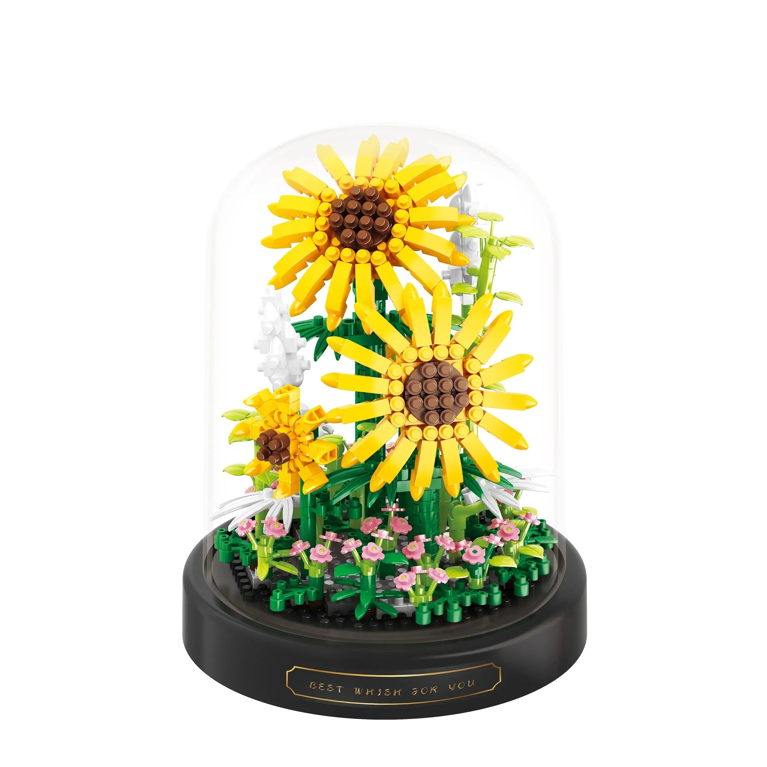 BowLift | Diy Micro Flowers Building Blocks Mini Brick Particles Eternal Life Flowers Home Decoration Assembly Puzzle Toy Kids Gift