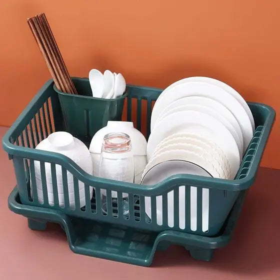 BowLift | Double-layer drying rack for dishes and cutlery – Space-saving solution