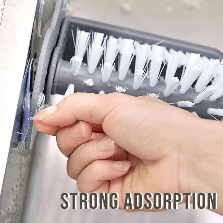BowLift | Double-sided cup cleaning brush with suction cups for quick and easy rinsing