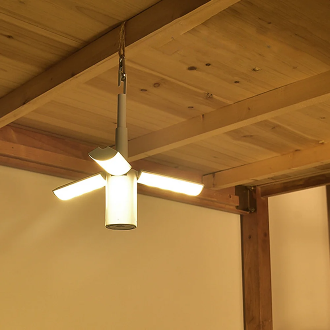 BowLift | All-in-One Camping Lamp | Rechargeable Outdoor Light with Adjustable Brightness & Long Battery Life