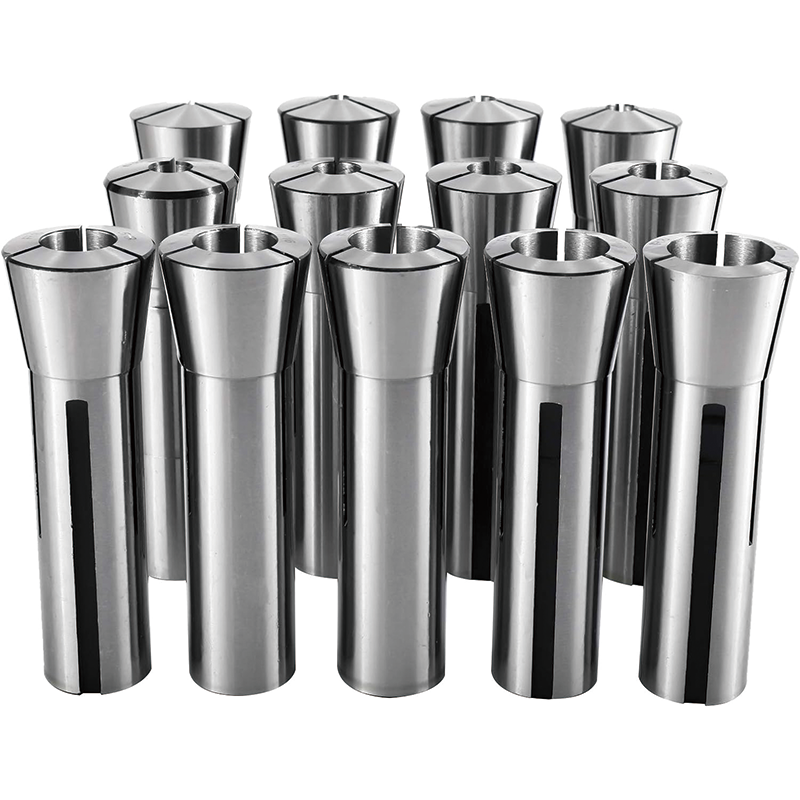 BowLift | 13 Piece Precision R8 Collet Set , Alloy Steel Mill Collet Chuck , for Mill Machine 1/8inch - 7/8inch