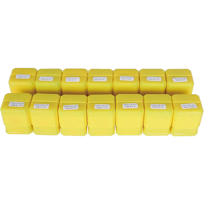 BowLift | 14 PCS ER32 Collet Set , 1/16"-3/4" , Super Accuracy Spring Collet Chuck Set, for CNC Engraving Machine Milling Lathe Tool Drill Press