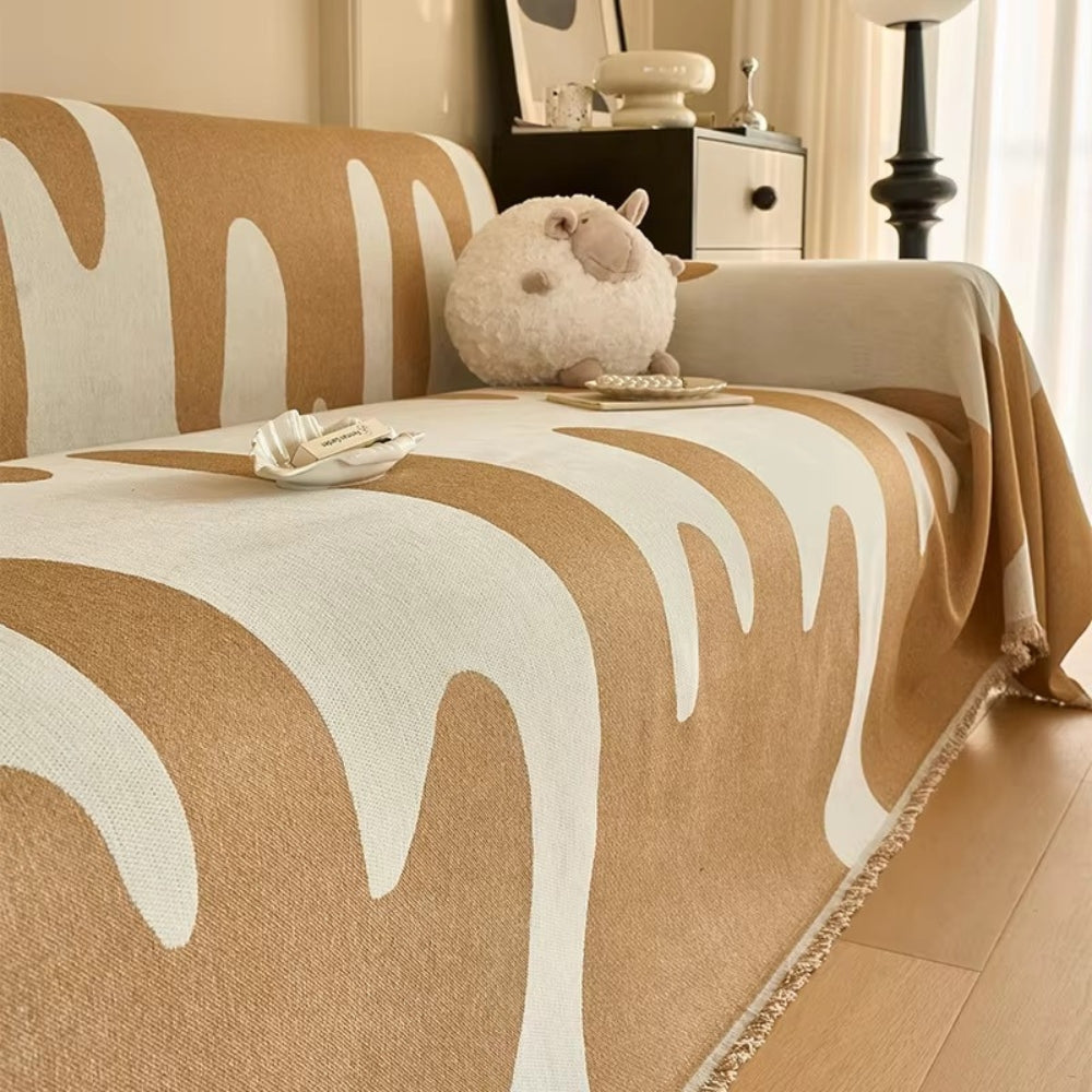 BowLift | Dripping Color Chenille Sofa Cover