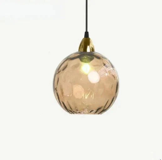 BowLift | Glasora Pendant Light - Transparent Glass Ball with LED Lighting