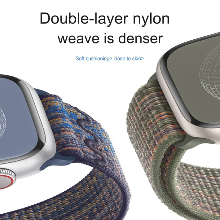 BowLift | For Apple Watch Series 5 40mm Loop Nylon Watch Strap (Starlight Yellow Pink)