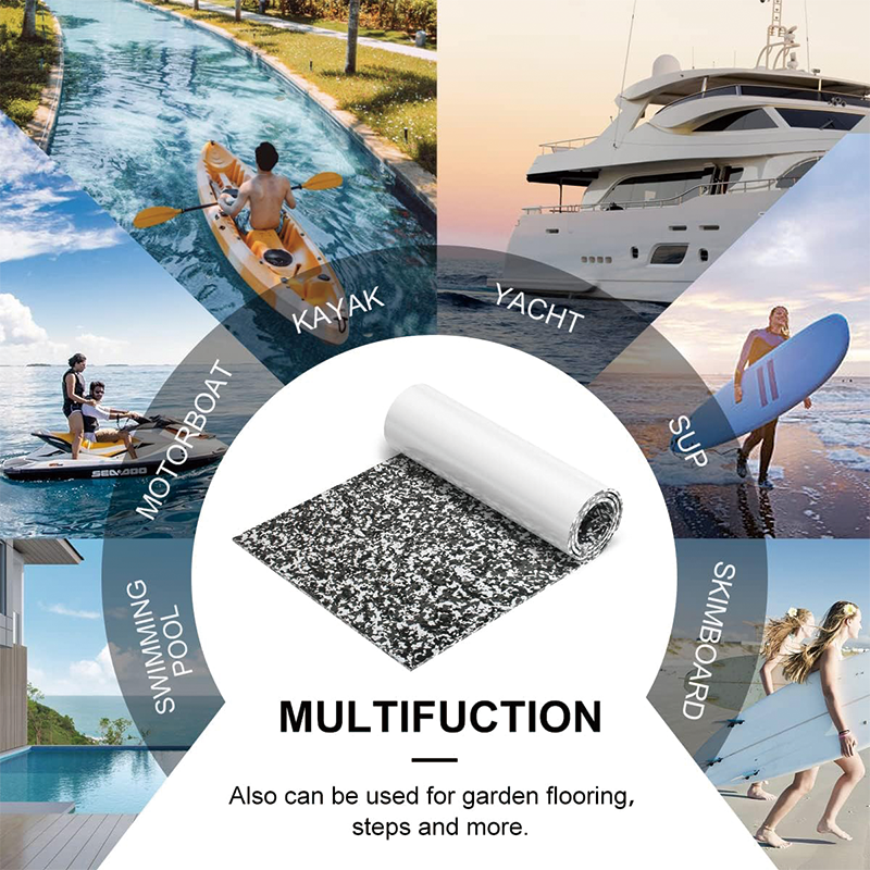 BowLift | EVA Foam Camo Boat Flooring Decking Sheet Marine Mat,94.5x31.5 inch,Non-Slip and Self-Adhesive Flooring,for Boats, Yacht, Pontoon, Kayak Decking