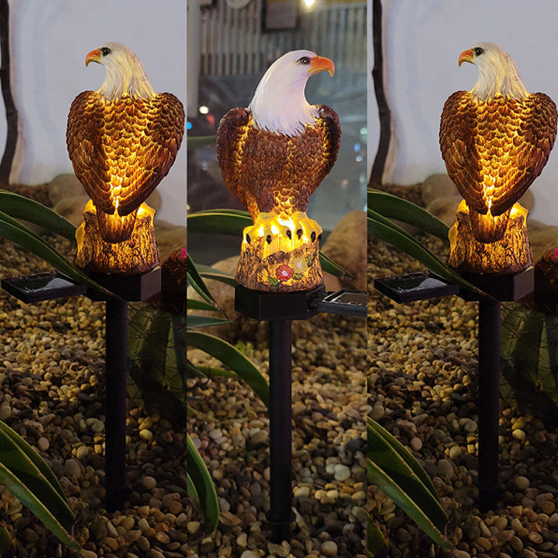BowLift | Eagle figurine Garden Solar post