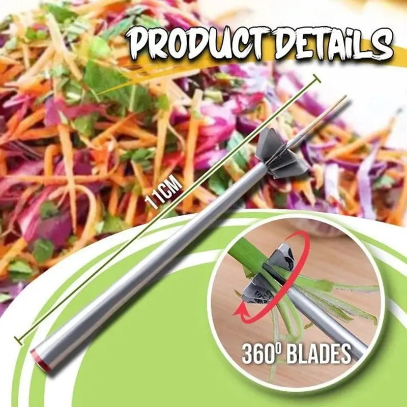 BowLift | Stainless Steel Onion Slicer – for even strips and decorative presentation