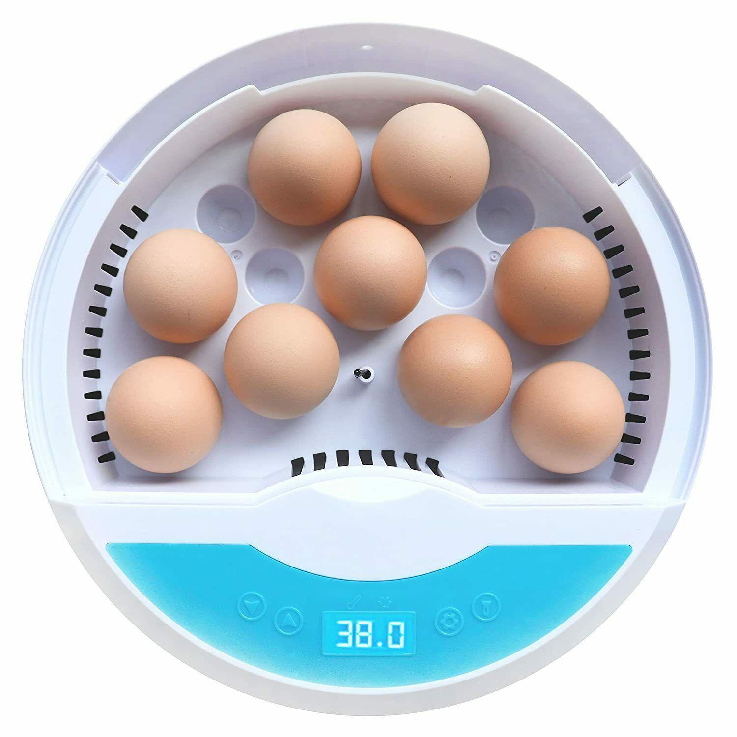BowLift | Egg Incubator for Chicken Eggs Incubator for Egg Hatching Chicks with Temp Control LED Chicken Hatcher