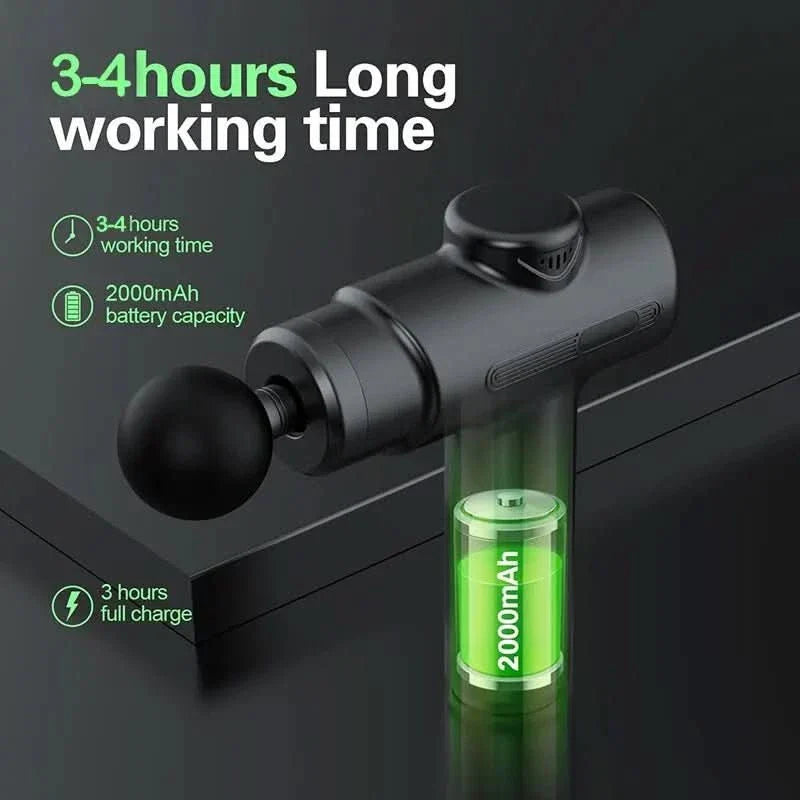 BowLift | Electric Massage Gun with 8 Attachments for Deep Tissue Massage