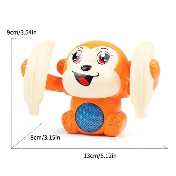 BowLift | Electric Baby Toy "Head-Lifting Monkey" – With Music & Crawling Movement