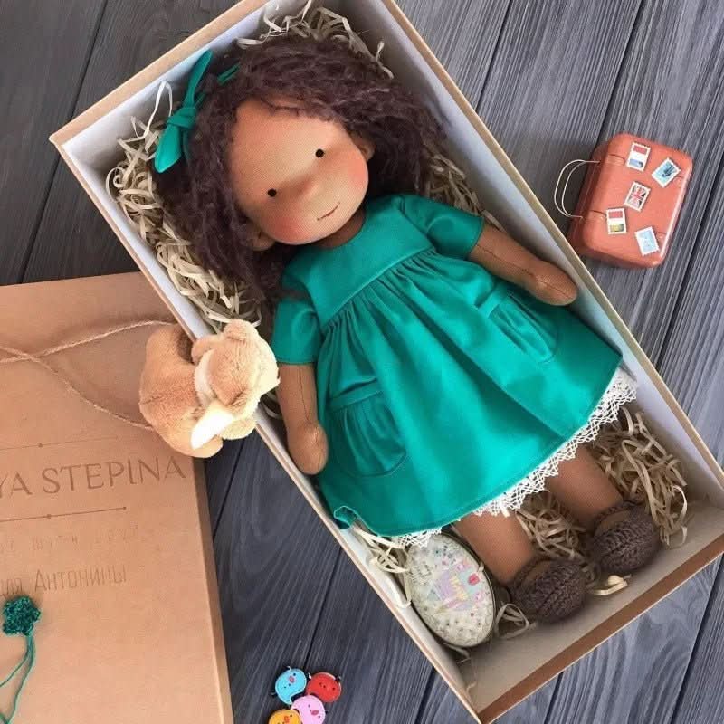 BowLift | Handcrafted Cotton Waldorf Doll for Creative Play