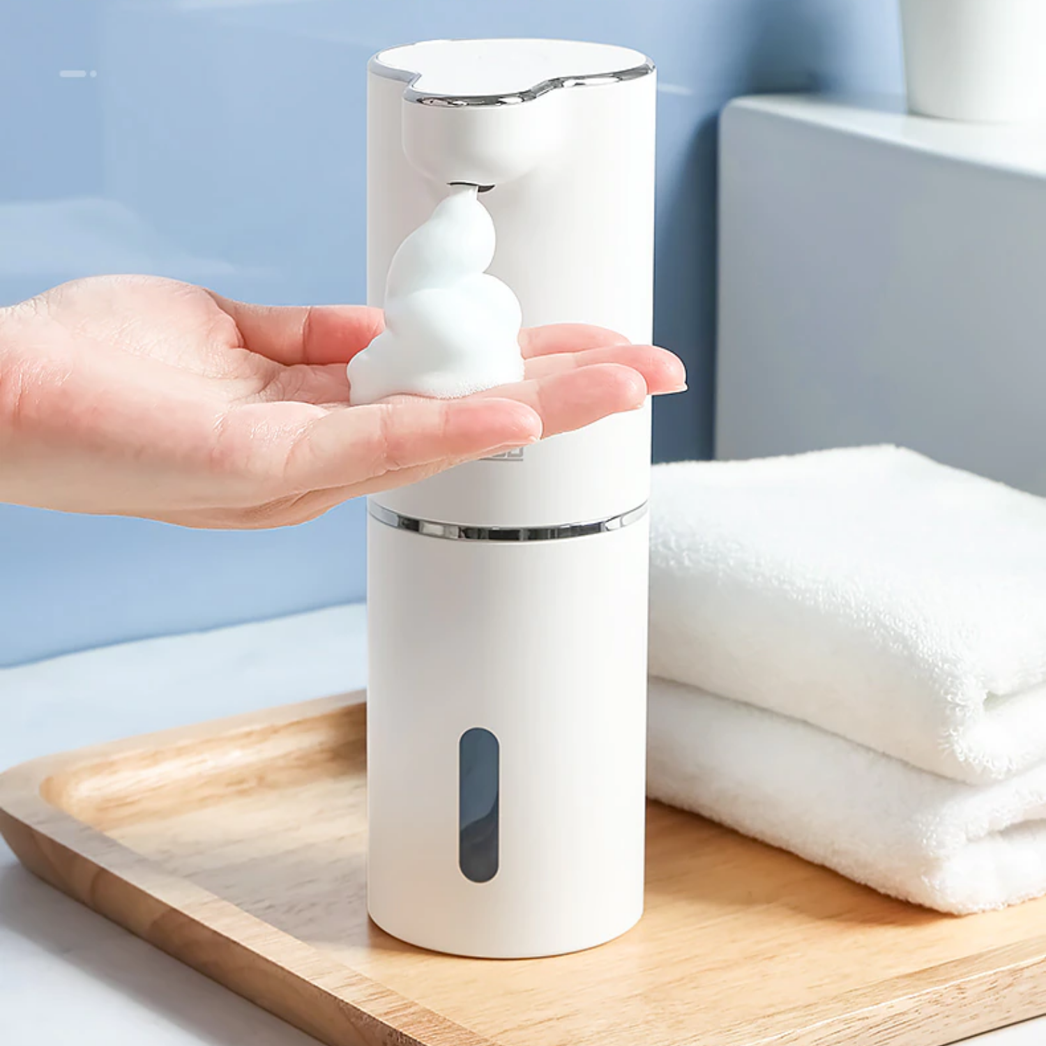BowLift | Automatic Foam Soap Dispenser Touchless Rechargeable Hand Wash Device