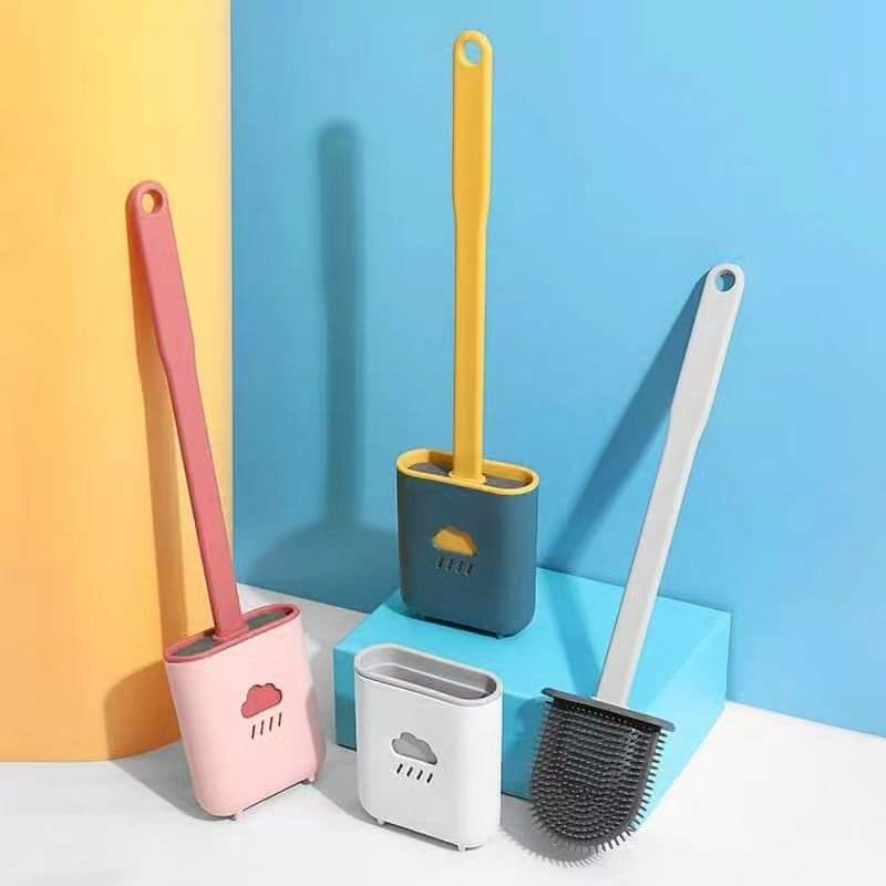 BowLift | Flat Head Silicone Toilet Brush