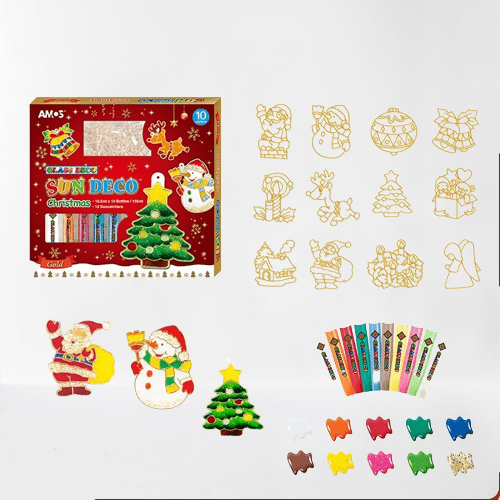 BowLift | Christmas Glass Painting Set for Creative Learning