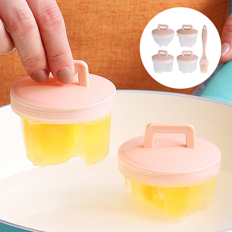 BowLift | Cute Boiled Egg Mold4 PCS/Set With Brush
