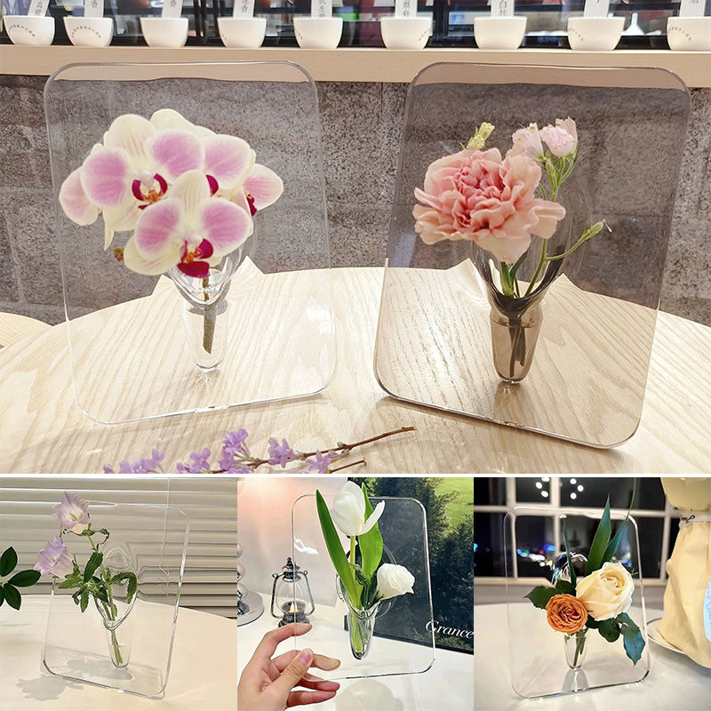 BowLift | Photo Frame Vase Desk Flower Arrangement Ornament