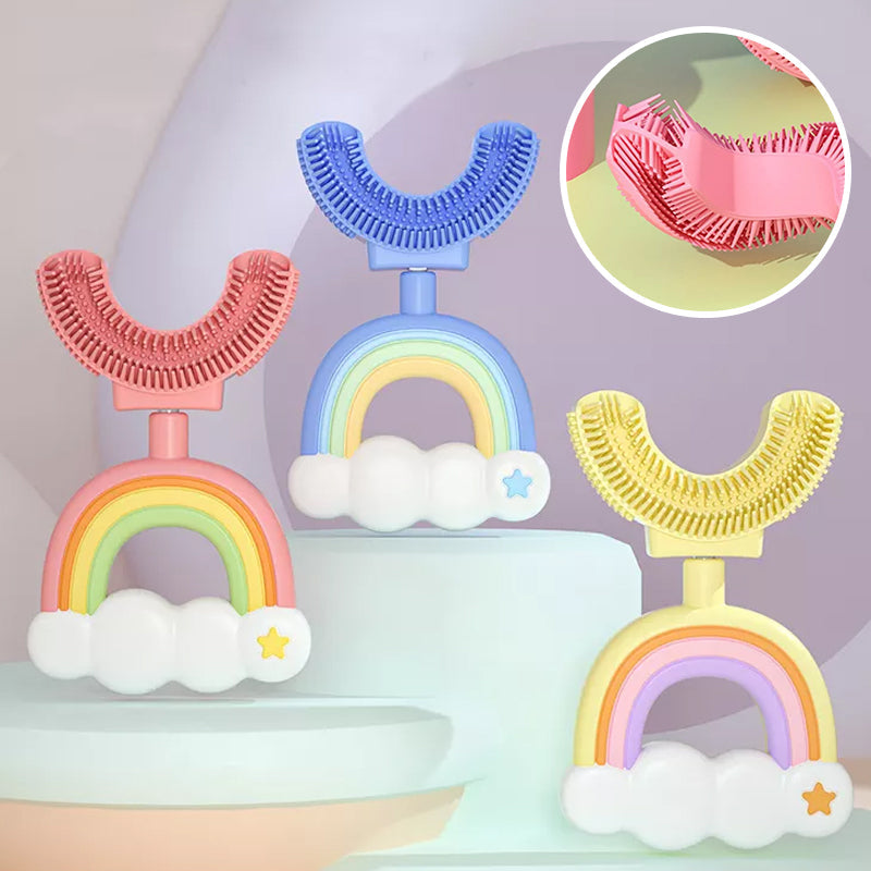 BowLift | Children's Rainbow U-shaped Toothbrush