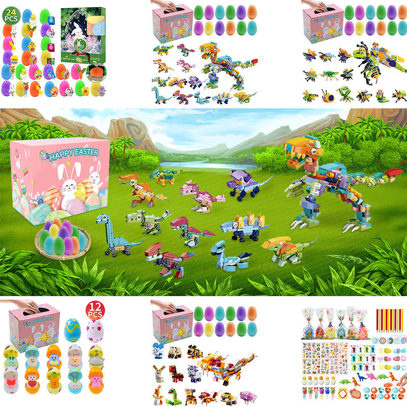 BowLift | 12Pcs Wind Up Toy Prefilled Easter Eggs