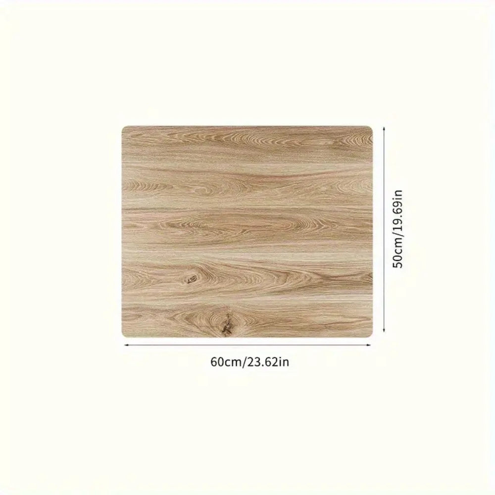 BowLift | Faux Wood Grain Appliance Protector Mat