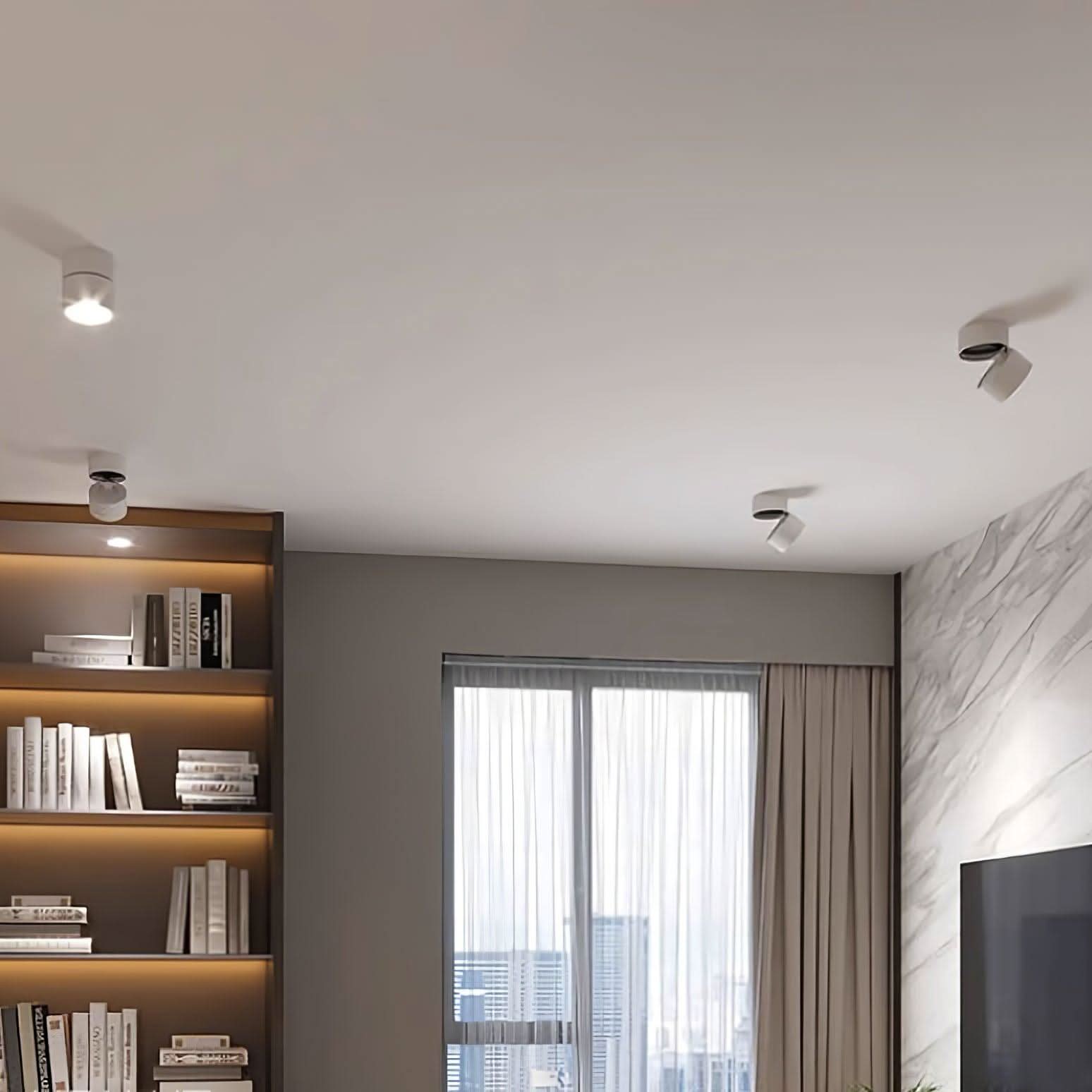 BowLift | Adjustable Surface LED Ceiling Light Warm White