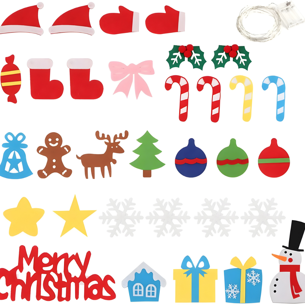 BowLift | Felt Christmas Tree Wall Decor DIY Hanging Kit