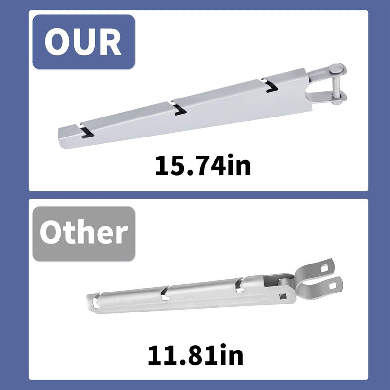 BowLift | 10 Pack 15.7 Inch Barbed Wire Arms, U-Shaped Bracket Design For Garden Outdoor
