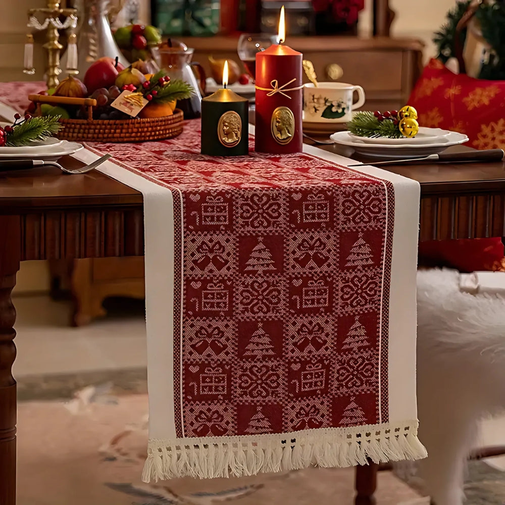 BowLift | Festive Christmas Elk Table Runner