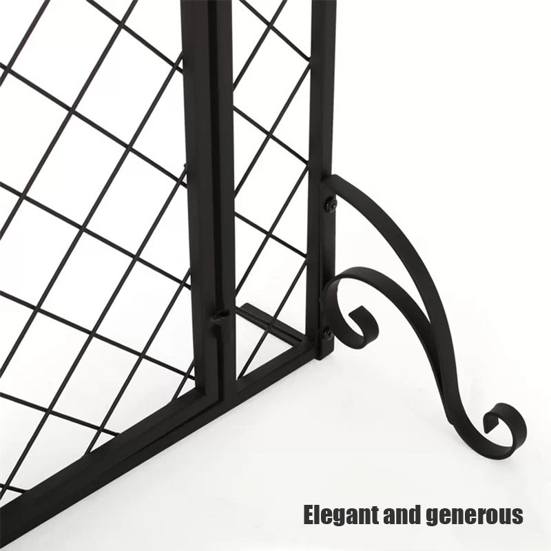 BowLift | Mesh Iron Fireplace Screen Metal Fire Fence One-Piece Fireplace Surround
