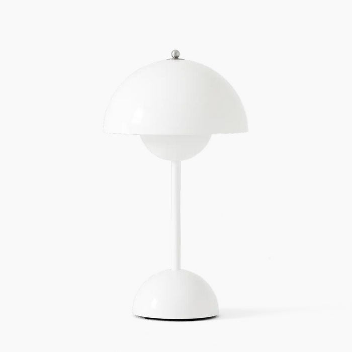 BowLift | Fleur LED Table Lamp - Elegant cordless design, Iconic 60s style, Dimmable light, Modern home decor