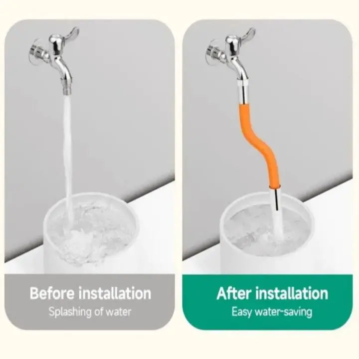 BowLift | Flexible faucet extension – 50cm 360° swivel & water-saving