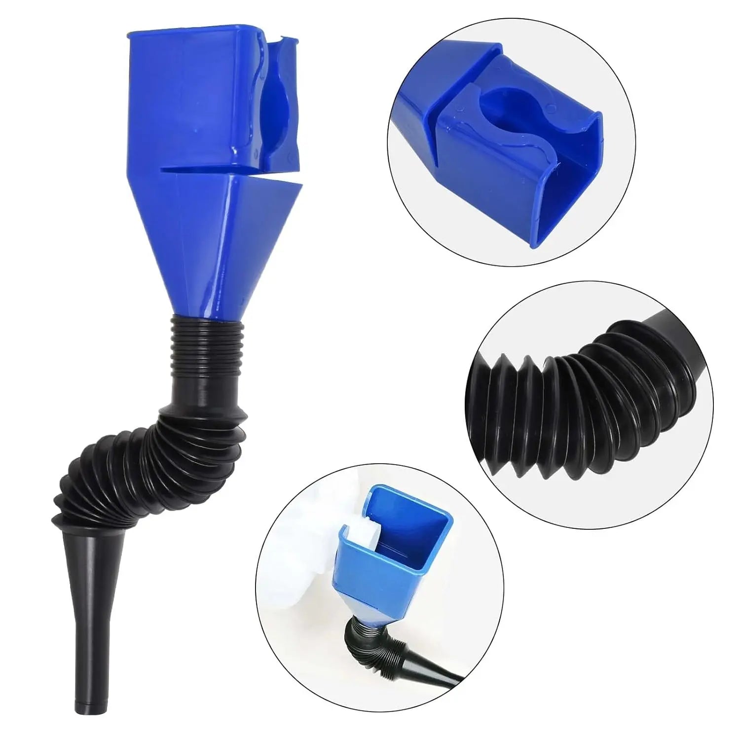 BowLift | Flexible funnel with wide opening and built-in filter – No more spills!