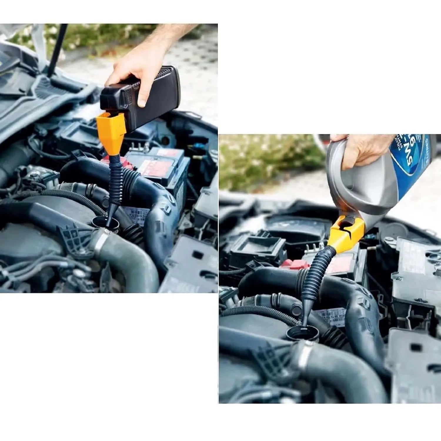 BowLift | Flexible funnel with wide opening and built-in filter – No more spills!
