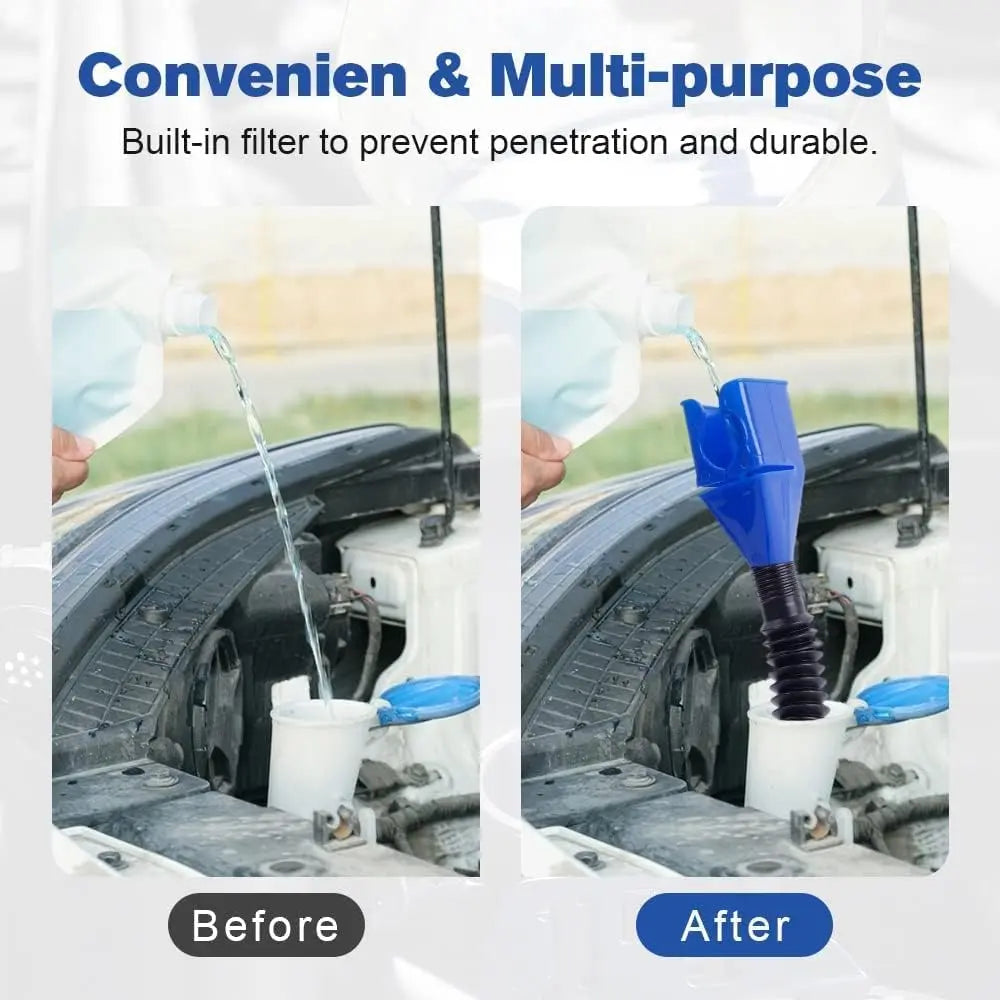 BowLift | Flexible funnel with wide opening and built-in filter – No more spills!