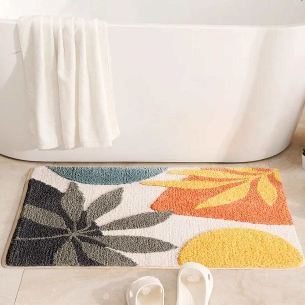 BowLift | Floral Non-Slip Bathmat
