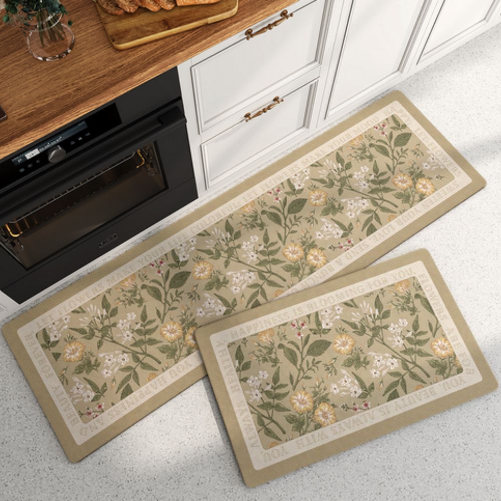 BowLift | Floral Quick-Dry Kitchen Mat