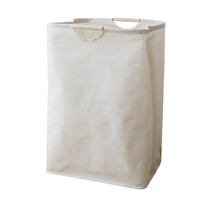 BowLift | JapanStyle Cotton-Linen Laundry Basket